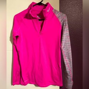 Nike running 3/4 zip